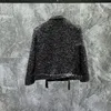 남자 재킷 IO0973 패션 코트 2023 활주로 고급 유럽 디자인 파티 스타일 의류
