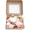 Fiori decorativi Festa della mamma Regalo di San Valentino Scatola di rose Bouquet Fiore artificiale Casa Vacanza Decorazione di nozze Idee fatte a mano