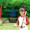 スポーツグローブ練習ネット野球ソフトボールピッチングネットバックストップスクリーン機器トレーニングエイズ野球用品ナイロン230421