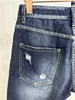 DSQ PHANTOM TURTLE Jeans Hommes Jean Hommes Designer De Luxe Skinny Ripped Cool Guy Causal Hole Denim Marque De Mode Fit Jeans Homme Pantalon Lavé 20400