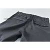 Spodnie kamienne i islamdowe spodnie rozciągnij wielopapośnikowy metalowy kolor odbijającej proste spodni sporty fitness swobodne spodnie 270