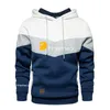 Heren Nieuwe sweatshirt mode heren bedrukte hoodie driekleurige sweatshirt jas J231121