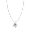 Kedjor 2023 Fashion Clear Zircon Bead Charm Pendant Necklace for Women Jewelry Gift Choker DZ947