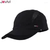 Ball Caps Jovivi Men's Baseball Cap Set Original Sport Hat Summer Casual Visor Sun Protection Black/Gray/Navy Color Wholesale