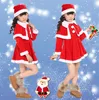 Kläder set barn juluppsättningar pojkar flickor jultomten kostym barns karneval party outfit baby xmas topp byxor 2psc kostym i 1-12 år 231120
