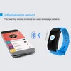 F1 Plus Color LCD Screen Rastreador de fitness rastreador de sono rastreador cardíaco Monitor Smart Bracelet para iOS Android Telefone Frete grátis