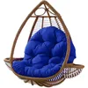 베개 120x80cm 교수형 바구니 계란 의자 야외 소파 스윙 부드러운 편한 두꺼운 정원 해먹 시트 패드