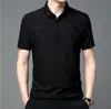 Męskie koszulki projektant Kietli Cross Border Męski rękaw koszulka polo T-shirt Summer New Men's Casual Business Jacquard Outer T-Shirt Wysokiej jakości krótkie rękaw