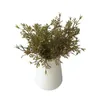 Flores decorativas 1pc 2023 Diseño Rama de árbol artificial Evergreen Cypress Spray Simulación Ramo de helecho