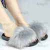 Slippers Faux Fur Slippers for Women Flip Flops Fur Slides Cozy Slip On Slippers House Flats Fuzzy Sandals Soft Flurry Slides for Women T231121