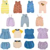 Rompers Baby Clothes Summer Cartoon Cute Girl Jumpsuit Bomull