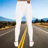 Jeans pour hommes Wihte Hommes Taille élastique Skinny 2023 Stretch Ripped Denim Pantalon Streetwear Summer Mens Haute Qualité Joggers Pantalon