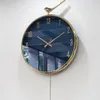 Horloges murales Design moderne horloge luxe salon numérique mécanismes d'alarme Table or Relojes De Pared lit décoration Mzy