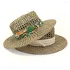 Шляпы с широкими полями, винтажная пляжная шляпа для женщин, тканая соломенная шляпа ручной работы с морской травой, французское солнце, летние каникулы, сомбреро, панама для мужчин
