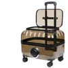 Cat Carriers Outdoor Crate Cats Trolley Hamster Animal Carry Clear Transportador Para Gato Produit