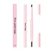 Eyebrow Enhancers Private Eyebrow Pencil Precise Brow Eyeliner Long Lasting Waterproof Blonde Brown Eye Brow Makeup Cosmetics Bulk Pink Box 231120