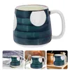 Set di stoviglie che bevono bicchieri tazze in ceramica semplice da caffè domestico Cupi di acqua decorativa