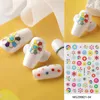 ملصقات الأظافر شارات سوداء شتاء الماء الأفعى الفراشة حيوانات مائية تصميم DIY Sliders للأظافر Art Manicure Tool Prud22