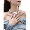 Pendant Necklaces Eetit Exquisite Colorful Resin Plastic Imitation Pearls Star Handmade Neck Necklace Charm Zinc Alloy Fashion Jewelry