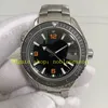 6 Color With Box Watch for Real Photo Mens Black Dial 600m Ceramic Bezel Stainless Steel Bracelet Super Cal.8900 Movement Transparent Back Automatic Sport Watches