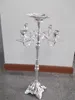 Nuovo arrivo che vende i migliori candelabri a 5 bracci da 63 cm di altezza con fioriera al centro C per matrimoni o eventi