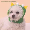 Kapieta dla psa Pet Hat Urocze przyciągające wzrok jasne kolorowe kreskówki mięsożerny kwiat