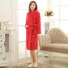 Men's Sleepwear Lovers Winter Coral Fleece Warm Bathrobe Men Long Flannel Soft Kimono Bath Robe Mens Dressing Gown Male Lounge Robes