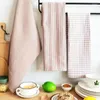 Towel 3Pcs/set 45x60cm Cotton Table Napkins Kitchen Waffle Tea Towels Absorbent Dishcloth Cleaning Tool