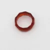 Cluster Rings 1PC 8MM Natural Onyx Agate Big Design Jewelry Gemstone Band Ring Jade Simple Stones For Women Luxury Men