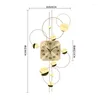 Wall Clocks Modern Golden Clock Metal Minimalist Silent Large Hanging Big Orologio Parete Room Accessories YH