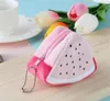 Porte-monnaie en peluche Portable pour enfants, petit porte-monnaie en forme de fruits, portefeuille à fermeture éclair, cadeau d'anniversaire pour enfants df104