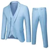 Męskie garnitury Blazery (kamizelka z kurtkami) kombinezon biznesowy trzyczęściowy pary marynarki ślubny / profesjonalny bankiet marki odzieży roboczej