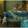 Table Cloth Diphylleia Medusa High End European Style Tablecloth Rectangle Luxury Table-Cloth For TV Cabinet Teapoy Dining
