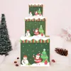 Christmas Decorations 3PCSSET Decorative Nesting Boxes Large Size Year Navidad Gifts Xmas Tree Wrap Home Party 231120