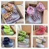 Designer Ugglie Drizlita rain Boots Women warm Rainboots with stocking socks Australia Rubber Winter Waterproof Rainboot Platform Ankle Jelly Booties Size 35-40