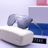 Tasarımcı Versage Güneş Gözlüğü Verceces Yeni denizaşırı internette popüler erkek ve kadın tek parçalı seyahat kutusu gözlükleri 7244