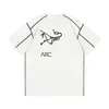 Arc T Shirt Arcterxy Clothing Tees Edition 2023s Mångsidigt modemärke Klassisk färgglada tryck Loose Unisex Arc Men's T-shirt Arc Casual T-shirts 12qw