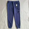 Pantaloni da uomo Jogger Pantaloni sportivi da tasca larghi elasticizzati Pantaloni casual sportivi all'aperto con cerniera stile britannicozu66