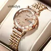 Designer Quartz Watches Watch Fashion Diamond Mirror Quartz Live Streaming Style Dual Calendar Waterproof Women's