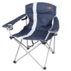 Kamp Mobilya Trail Büyük ve uzun sandalye, açık kamp sandalyesi için mavi fincan tutucular ile taşınabilir 231120