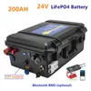 Batería Lifepo4 24v 200ah 24V lifepo4 200AH batería de litio 24v 200AH batería de fosfato de hierro y litio para motor de barco