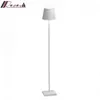 Modern el Style Energy Saving floor lamp Led Aluminium USB rechargeable battery cordless Touch switch floor light for bedroom H187O