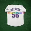 Wade Boggs Jose Canseco Maglia da baseball vintage Devil Rays Randy Arozarena Evan Longoria Wander Franco Fred McGriff Carl Crawford Dwight Gooden Yandy Diaz Taglia S-4XL