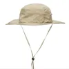 Basker västra cowboy fiskare hatt mäns utomhus vandring camping sunshade sun japansk stor eave bergsbestigning