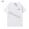 2023 Nieuwe mode T-shirt Kleding Kleding Heren Top Nieuwe Roldband Letter Shirt Pradews Luxe Kleding Straat Shorts Kleding Maat S-2xl