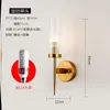 Duvar lambası Siyah Sconce Fener Sconces Modern Dekor Uzun Yurt Odası Endüstriyel Sıhhi Tesisat Yatağı