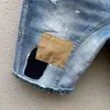 DSQ Phantom Turtle Jeans Mężczyźni Jean Mens Luksusowy projektant Skinny Raped Guy Causal Hole Dżins Mash Mash Fit Dżinsy Mężczyzny Poletka 20407