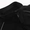 Mäns jackor Lacible Black/White Stand Collar Jacket 2023 Casual Thin Outterwear Coat Spring Autumn Hip Hop Men Women Tops