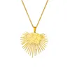 Pendentif Colliers gaufrage coeur Spike couleur or collier pour femmes en acier inoxydable collier ras du cou tendance quotidienne punk bijoux cadeau