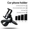 New Universal 360 Degree Rotation Car Mobile Phone Holder Base Clip Dashboard Mount Cell Phone Stand GPS Bracket For iPhone Xiaomi